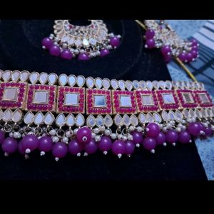 💥Diwali Special Offer💥mirror necklace