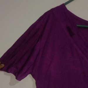 V Neck Long Top