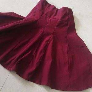 Red Cute Korean Skirt