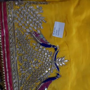 Karwachauth Special Pure Upada Suit With Handwork