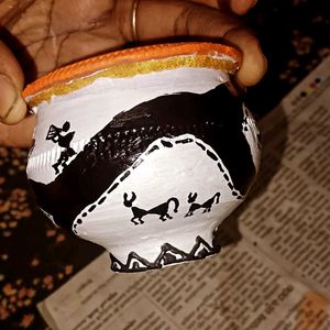 Handmade Warli Decor Item