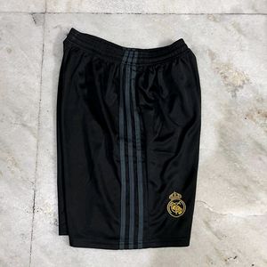 ADIDAS REAL MADRID JET BLACK SHORTS