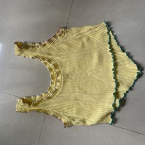 Yellow Pinterest Corset Top