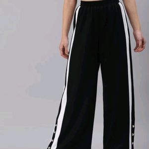 Women Striped Flared Pants