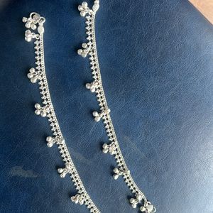 Pair of Real Silver Payal/Anklets