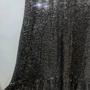 Sequins Black Dress