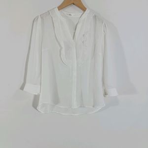 White Plain Casual Top (Women)