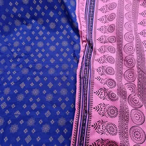 New Handloom Block Print Saree