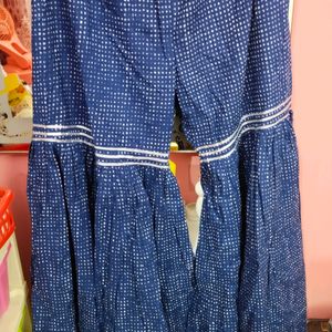 Sharara With Sleeveless Kurti