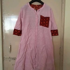 Pink Kurta