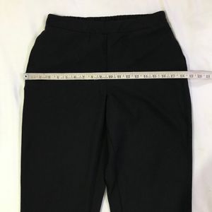 Straight Fit High rise Black Trouser Waist 28-30