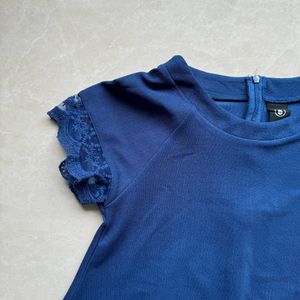 Blue Babydoll Top