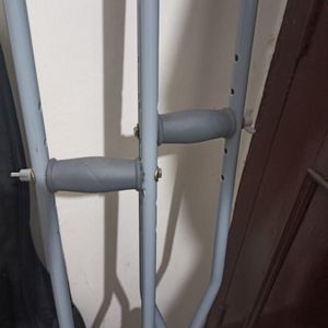 Crutches (Baisakhi) Adjustable Height, New Pair