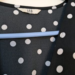 Polka Dots Wrapon Dress