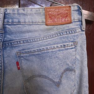 Levi’s Distressed Blue Jeans