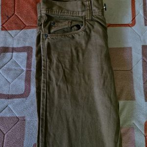 Brown Staight Wide Leg Jeanswaist 28_30