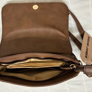 🆕David Jones Brown Handbag/Sling Bag