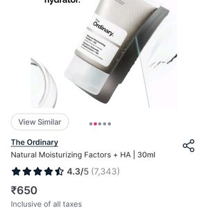 The Ordinary Natural Moisturizing Factors + HA