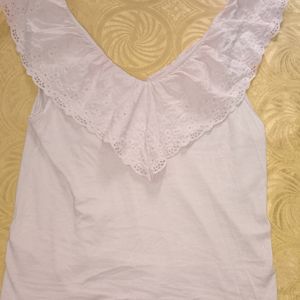 H&M Top With Layered Neck Line