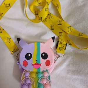 Pikachoo Pop It Kids Sling Purse