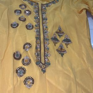 Wedding Dress With Banarasi Duppata