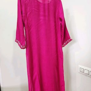 SVARCHI Rose Pink Kurta Set