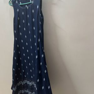 Navy blue long Dress