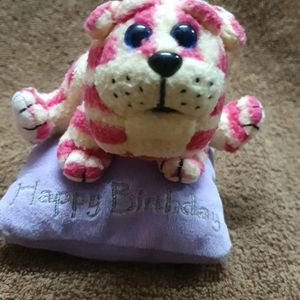 Cute Happy Birthday Pink Panther Soft Toy