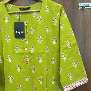 Cotton Blend Kurta For Women