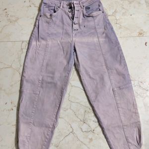 Roadster Lavender Faded Baggy Joggers 26(XS)