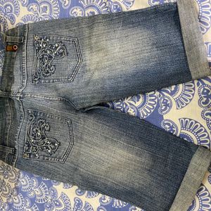 Denim Capri For Women