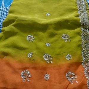 Unstitched Lehenga Choli Fabric And Duptta