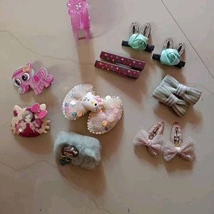 Kids' & Girls' Accessories (Rubber Band, Clips, Clutcher, Hair Band)