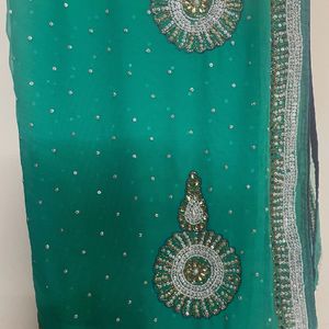 Heavy Bridal Saree Combo