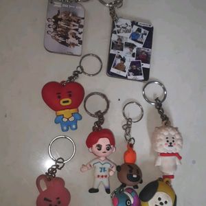 BTS & BT21 keychain At Just Affordable Price ₹300