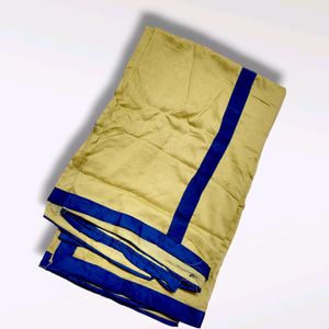 Brand New Khaki Saree - Silk