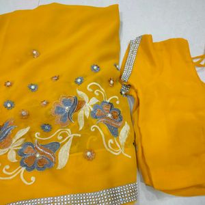 Embroidery Saree