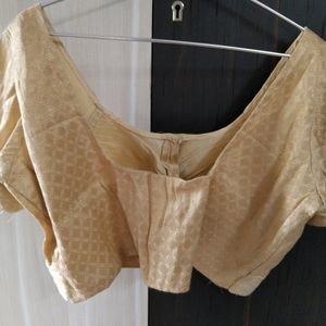 Golden Brocade Blouse Size 38