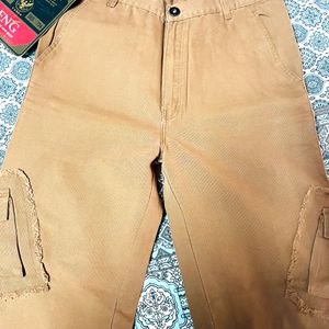 Brown Cargo Jeans