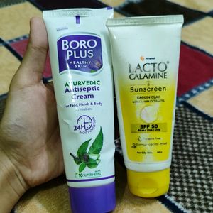 Skincare Combo Moisturising Cream +sunscreen.