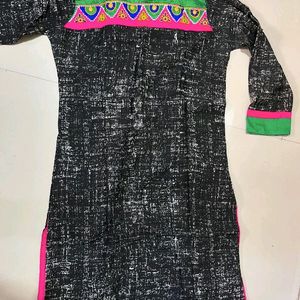 Beautiful Black Kurti