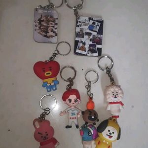 BTS & BT21 keychain At Just Affordable Price ₹300