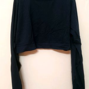 Full Sleeves( Over Sized Sleeves) Crop Top