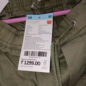 Olive Pantaloon Joggers For Women