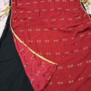 Black Red Kurti