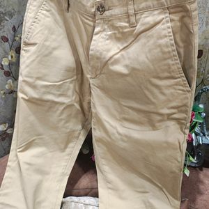 Max Beige men Trousers