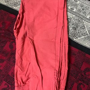 Jegging Coral Red Colour