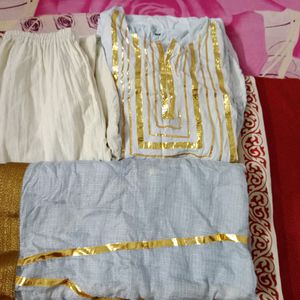 3pcs Anarkali Gotta Pati Set