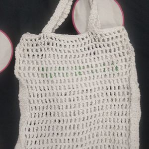 Crochet tote bag