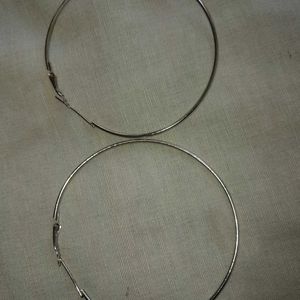 Silver Hoop Earrings